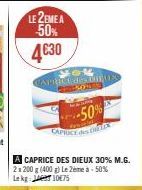 promos Caprice des Dieux