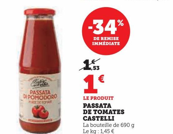 passata de tomates castelli