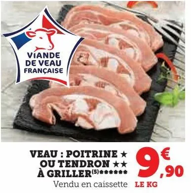 veau: poitrine ou tendron a griller