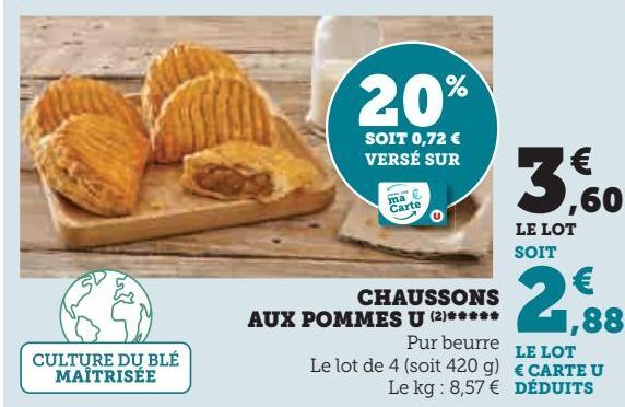 chaussons aux pommes u 