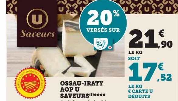 ossau-iraty aop u saveurs