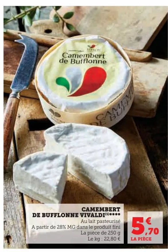 camembert de bufflonne vivaldi