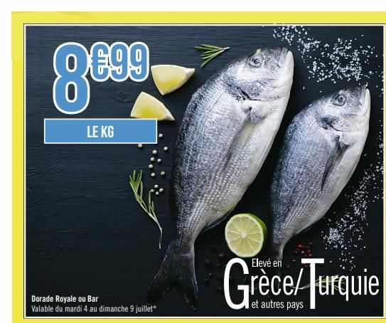 €99  LE KG  Elevé en  et autres pays  