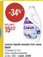lessive liquide Dash