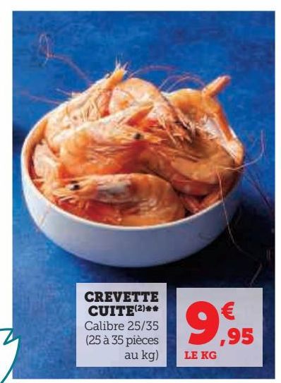 crevettes cuites