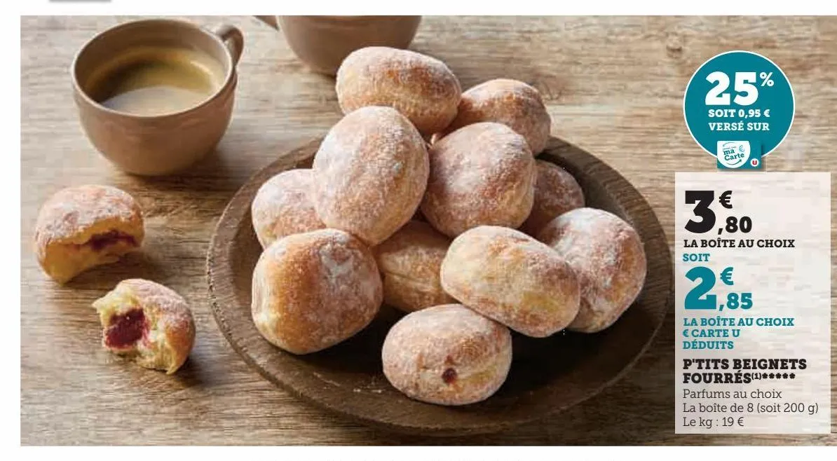 p`tits beignets fourrés