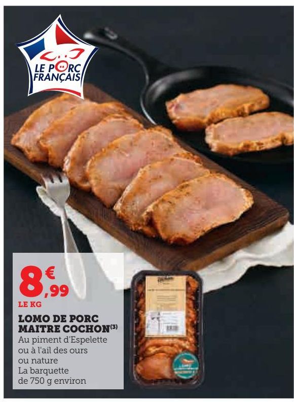 LOMO DE PORC MAITRE COCHON 