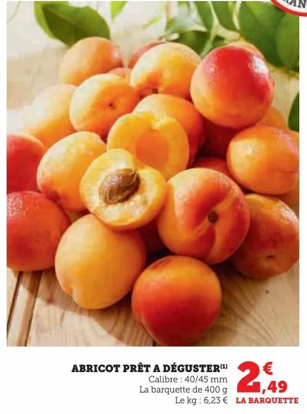 abricot pret a deguster 