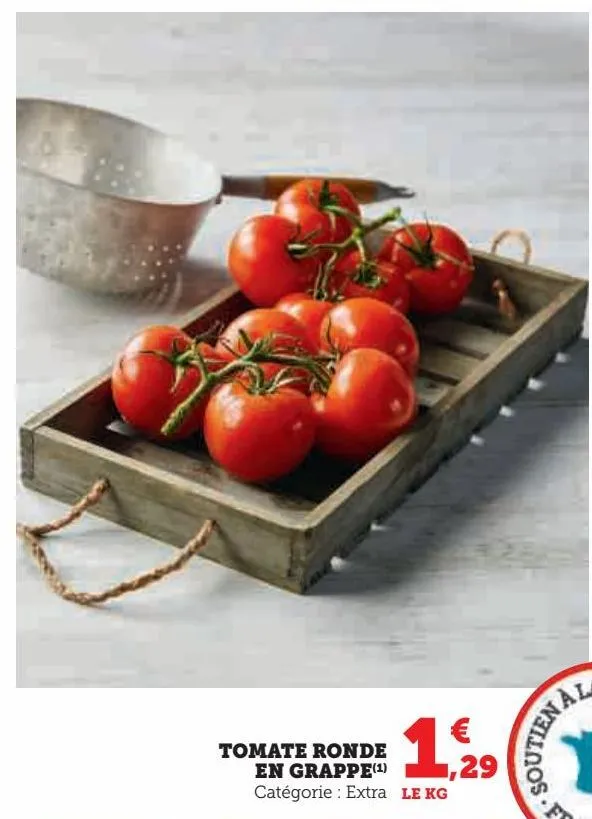 tomate ronde en grappe 