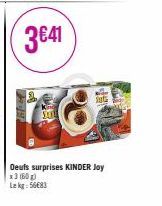 HA  GUC  MEN  3€41  Oeufs surprises KINDER Joy  x3 (60 g) Lekg: 56083 