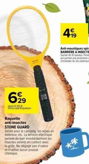 raquette anti-insectes 