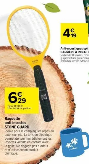 raquette anti-insectes 