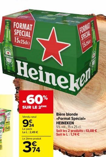 bière blonde Heineken