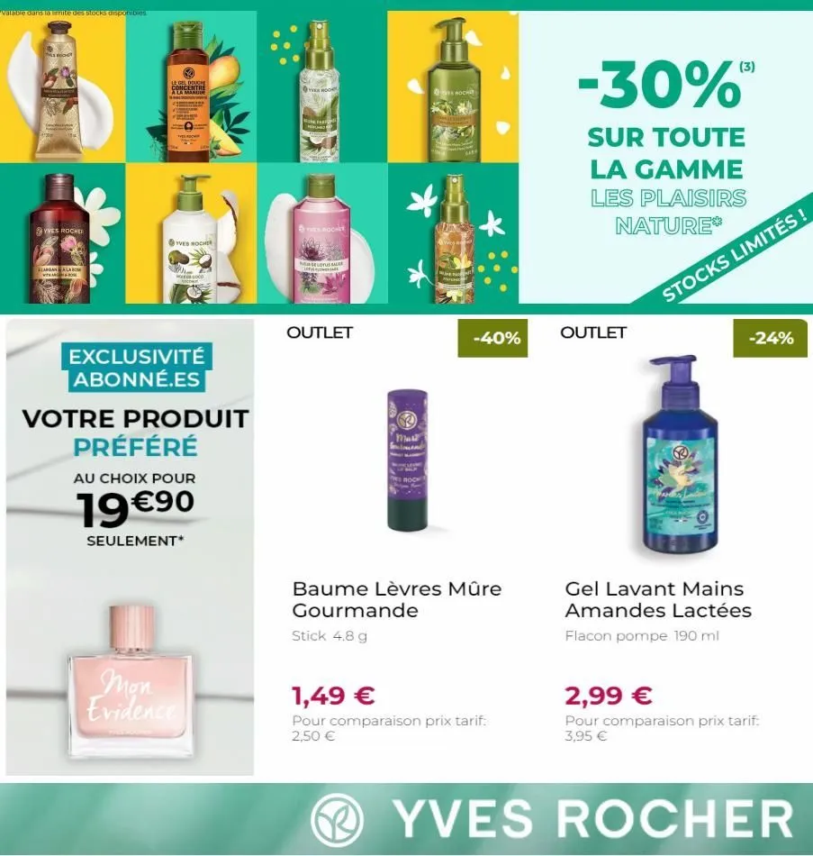 produit yves rocher