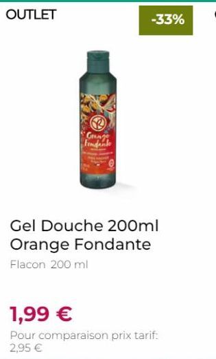 gel douche Orange