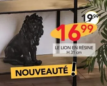 le lion en résine