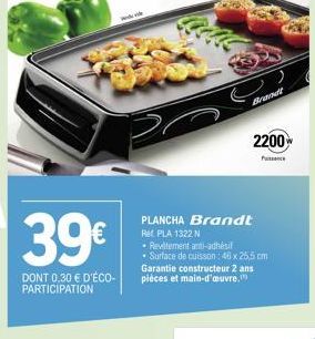 plancha Brandt