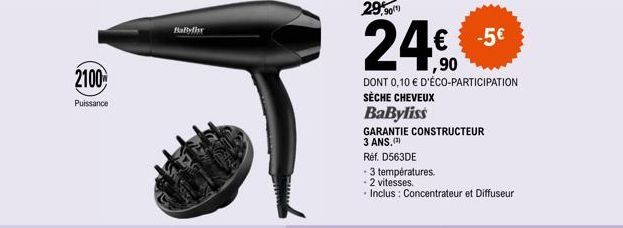 diffuseur Babyliss