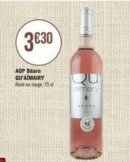 3630  adp béarn qu'aimairy rose ou muge 75 d  aimary 