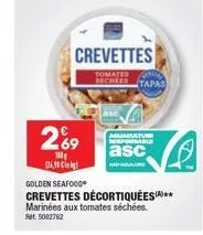 crevettes golden seafood