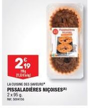 2⁹9  110  1.53  2x 95 g 5004156  LA CUISINE DES SAVEURS PISSALADIÈRES NIÇOISESIA) 