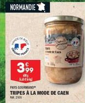 ORIGINA  FRANCE  3,99  100  PAYS GOURMAND  TRIPES À LA MODE DE CAEN  Rt 2905 