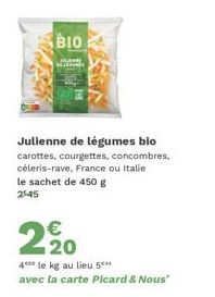 légumes bio 