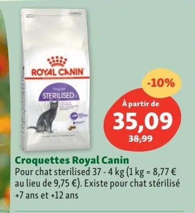 croquettes pour chats royal canin