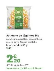 légumes bio 