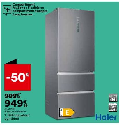 réfrigérateur combiné Haier