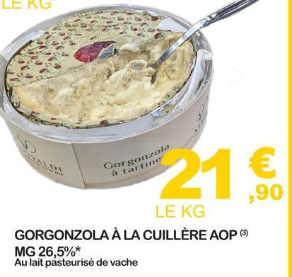 Gorgonzola à la cuillère AOP mg 26.5%