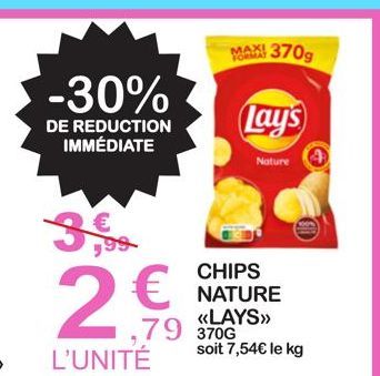 chips nature Lay's