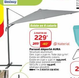 parasol déporté 3M