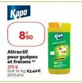 kapo  890  attractif pour guêpes et frelons  375 9 soit le kg 23,42€ 5625424  kape 