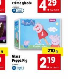 glace Peppa pig