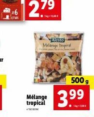 ETUS  Alesto Melange tropical  Mélange tropical  WS1800  500 g  ૩ºº  ●kg-7.99€ 