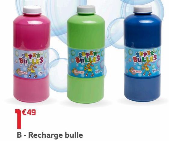 Recharge bulles 