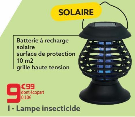 Lampe insecticide