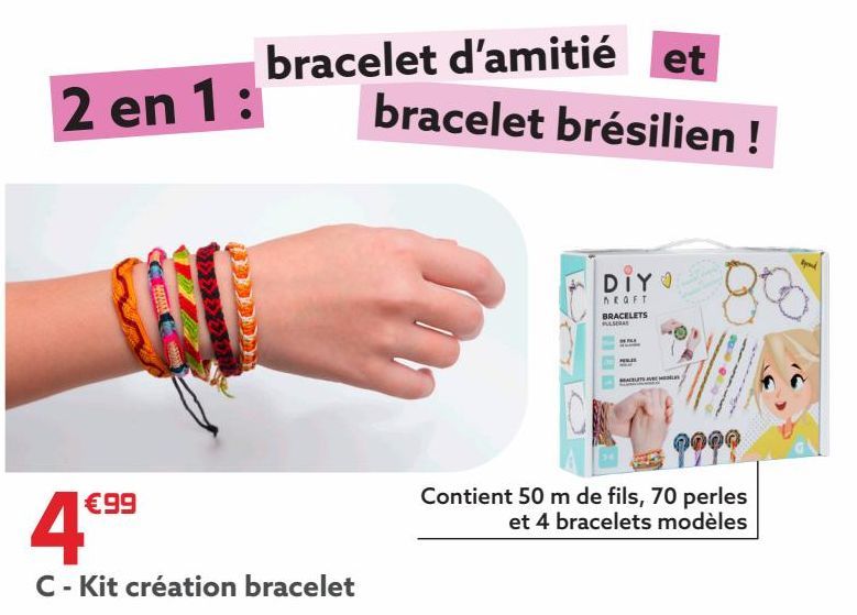 Kit création bracelet