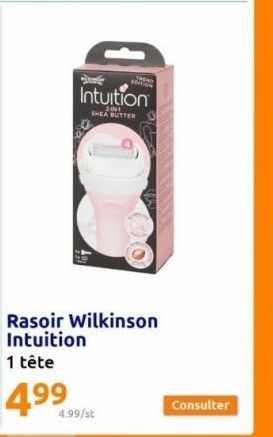 Jule  Intuition  201 SHEA BUTTER  4.99/st  SOITION TRENE  Consulter 