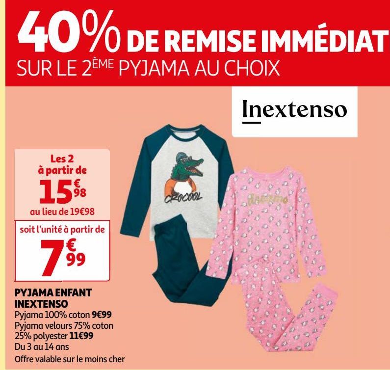 PYJAMA ENFANT INEXTENSO