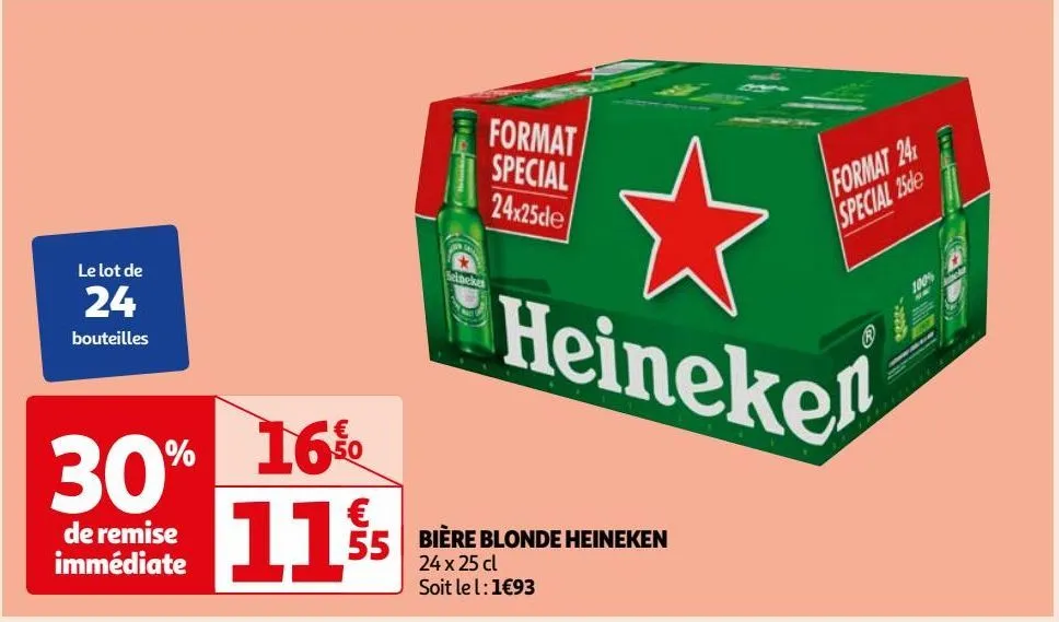 bière blonde heineken