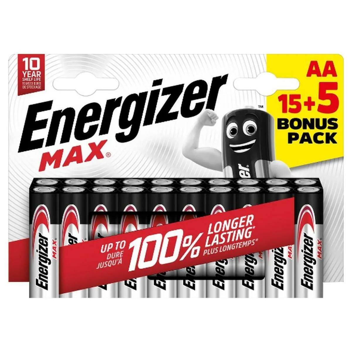 piles max energizer lr06 ou lr03