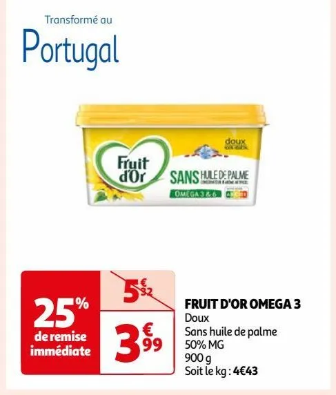 fruit d'or omega 3