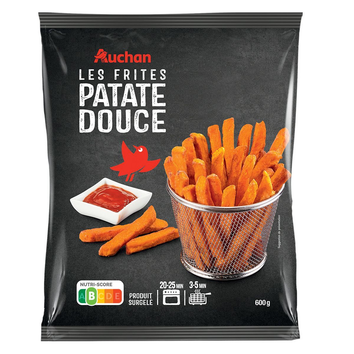 FRITES DE PATATES DOUCES SURGELÉES AUCHAN