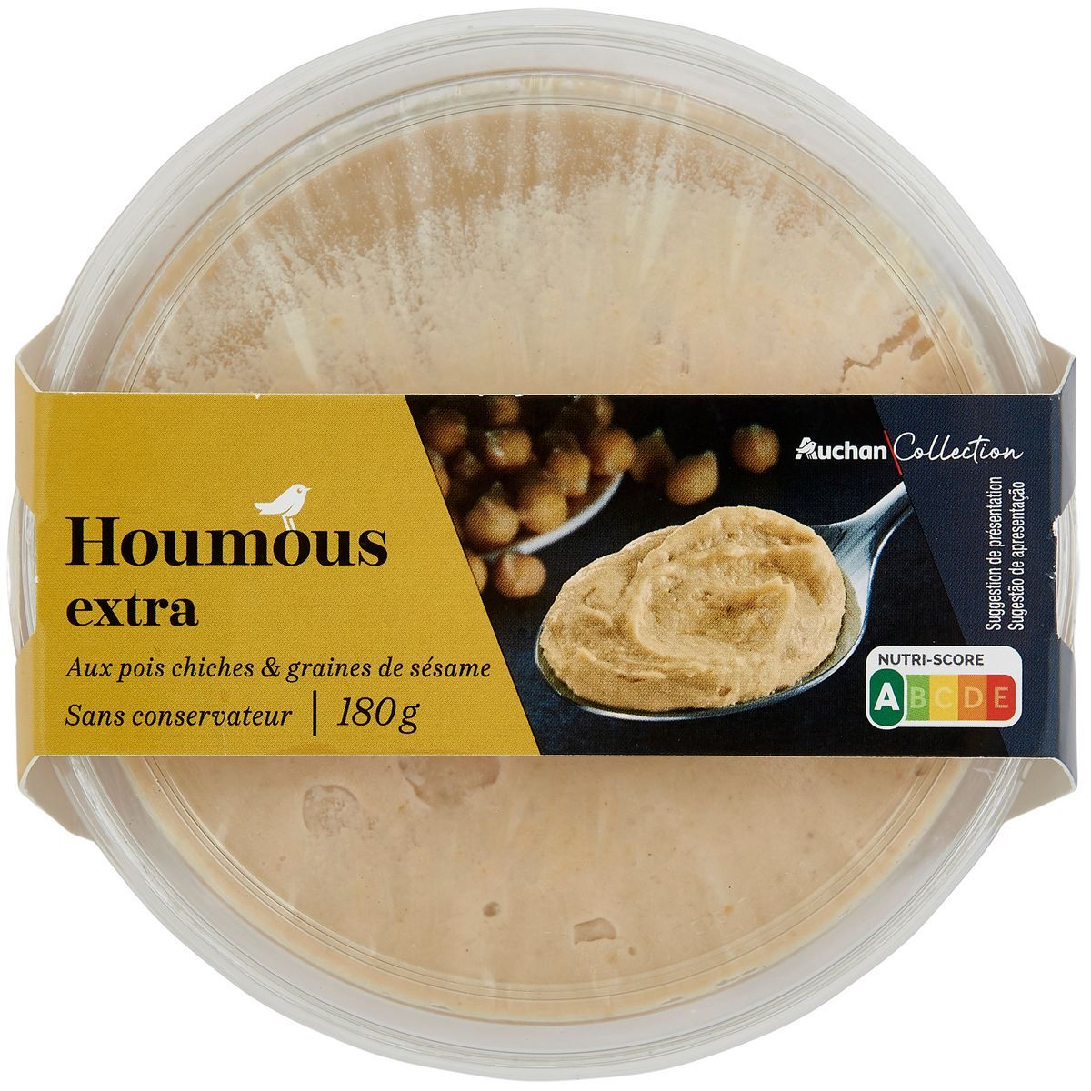 HOUMOUS AUCHAN COLLECTION