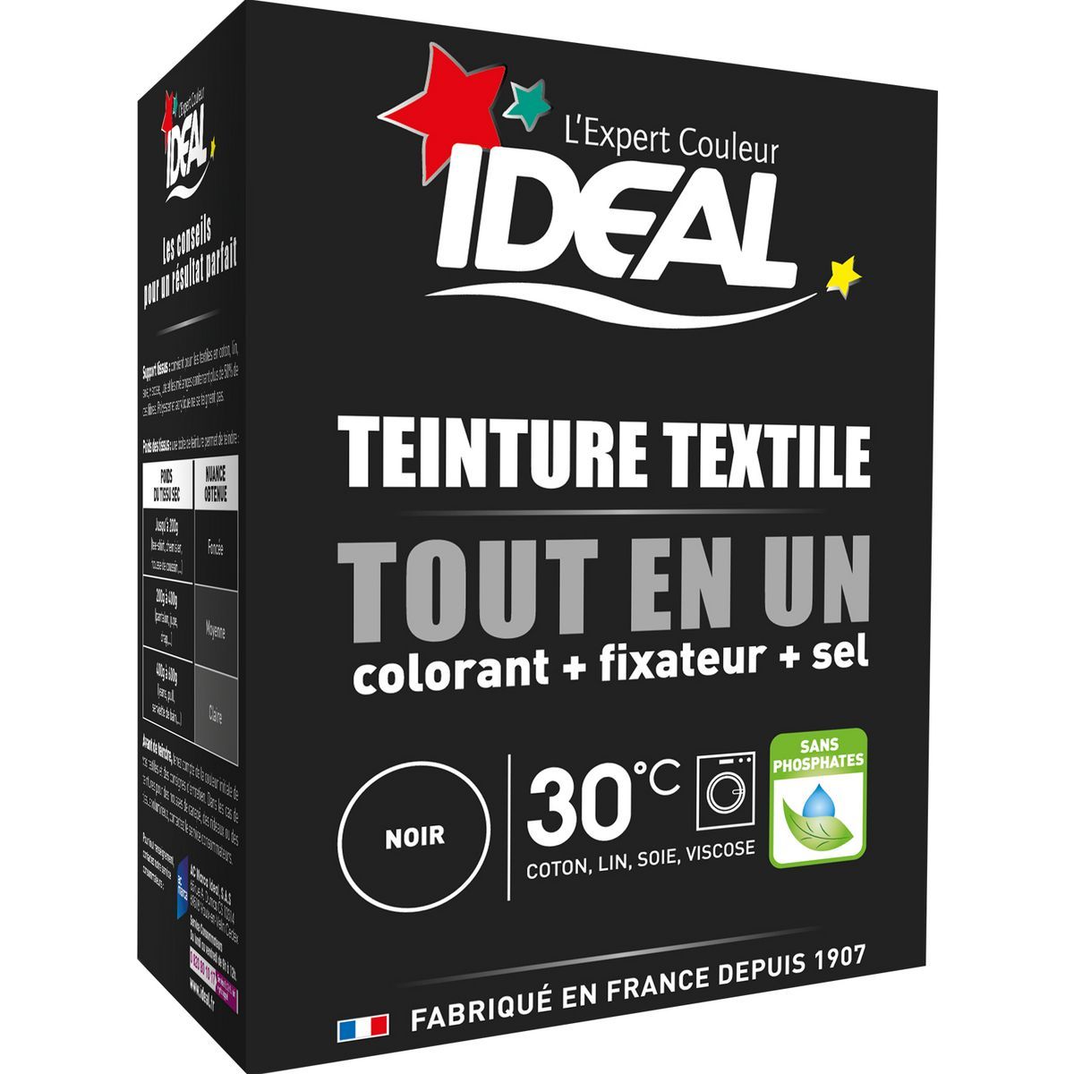 TEINTURE TEXTILE NOIR IDEAL