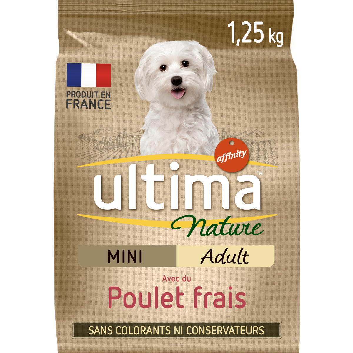 CROQUETTES POUR CHIEN MINI ADULTE AU POULET ULTIMA