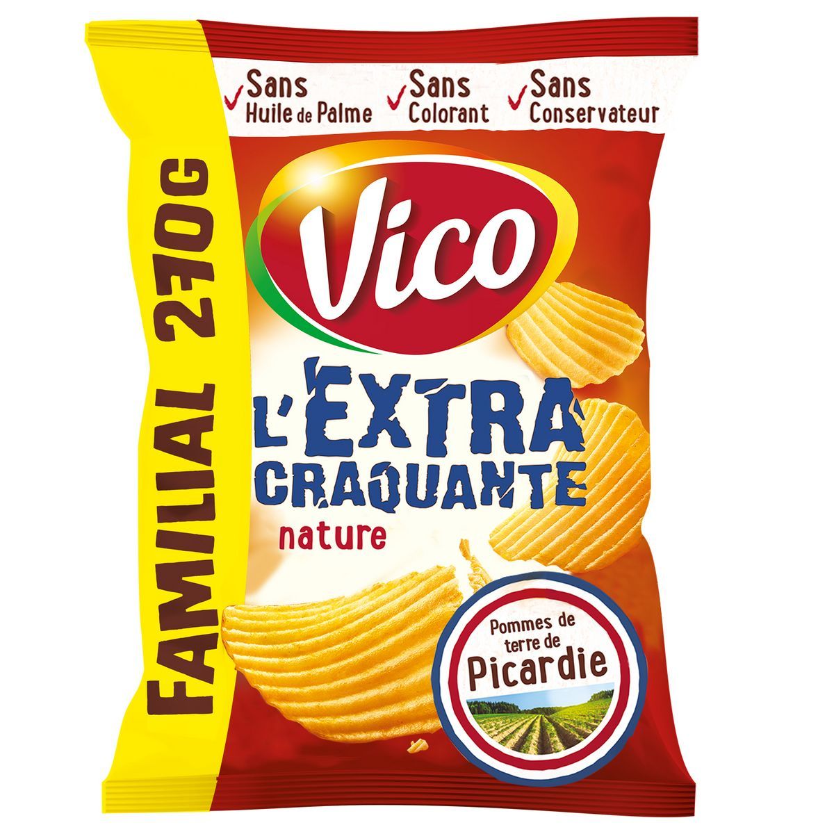 CHIPS EXTRA CRAQUANTE NATURE FORMAT FAMILIAL VICO 