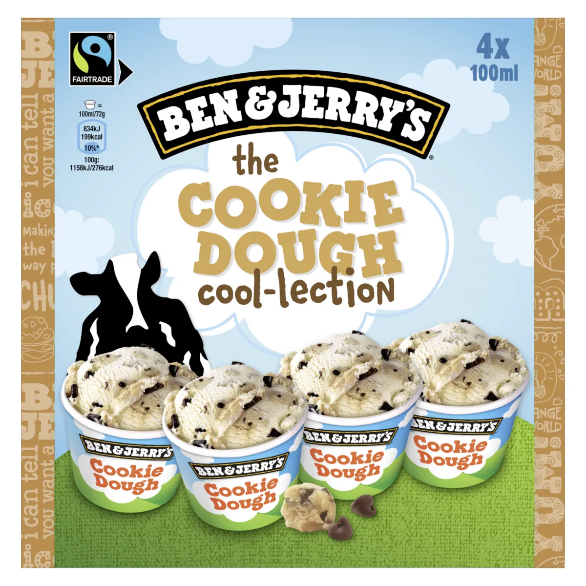 mini pot de glace dulce-dough ben&jerry's